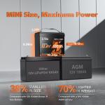 LiTime 12V 100Ah LiFePO4 Lithium Battery for RV