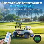 48V 105Ah LiFePO4 Lithium Battery with Bluetooth