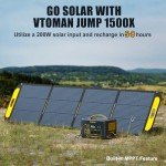 VTOMAN Jump 1500X Portable Power Station 1500W