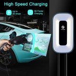 Compact Level 2 EV Charger - 50 Amp, 23ft Cable