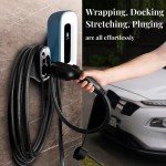 Compact Level 2 EV Charger - 50 Amp, 23ft Cable