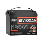 Humsienk 12V 100Ah Bluetooth Lithium Battery