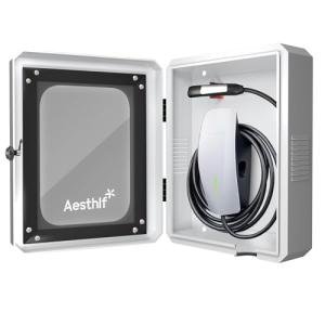 Outdoor EV Charger Lock Box for Tesla & Chargepoint