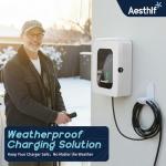 Outdoor EV Charger Lock Box for Tesla & Chargepoint