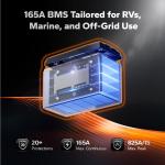 LiTime 12V 165Ah Smart LiFePO4 Lithium Battery