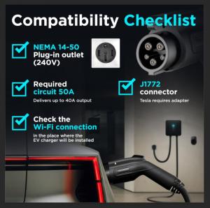 EVIQO 48 Amp Level 2 EV Charger