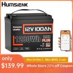 100Ah 12V LiFePO4 Lithium Battery with Bluetooth BMS