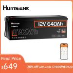 640Ah 12V LiFePO4 Battery for RV Solar