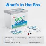 Redodo 12V 100Ah Bluetooth LiFePO4 Lithium Battery