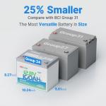 Redodo 12V 100Ah Bluetooth LiFePO4 Lithium Battery