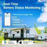 Redodo 12V 100Ah Bluetooth LiFePO4 Lithium Battery