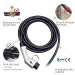 23FT EV Charger Cable Protector - Durable & Flexible