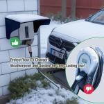 Weatherproof EV Charger Cover with Hook & Cloth