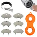 Compact Multi-Use Stainless Steel Faucet Key