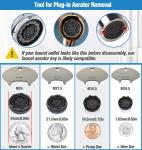 Compact Multi-Use Stainless Steel Faucet Key