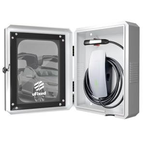 Ufixed Weatherproof EV Charger Lock Box – White