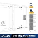 Ufixed Weatherproof EV Charger Lock Box – White