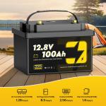 12V 100Ah LiFePO4 Battery for Home Energy