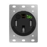 LIDER 50 Amp NEMA 14-50R EV Charging Outlet