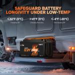 LiTime 12V 230Ah Bluetooth LiFePO4 Battery for RV