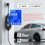 TopAutoGear 50Amp Level 2 EV Charger with 25FT Cable
