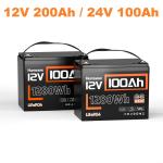 100Ah LiFePO4 Lithium Battery for Solar & RV