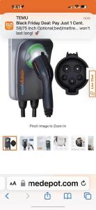 240V Home Electric Vehicle Charger