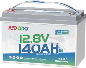 Redodo 12V 140Ah LiFePO4 Bluetooth Battery