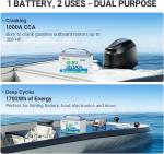 Redodo 12V 140Ah LiFePO4 Bluetooth Battery