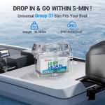 Redodo 12V 140Ah LiFePO4 Bluetooth Battery