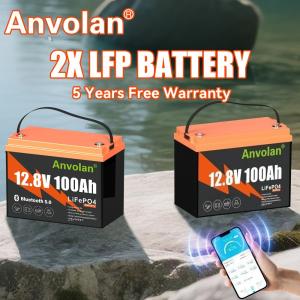 Bluetooth 12V 100Ah LiFePO4 Battery for RV