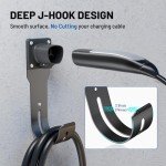 Tesla Charger Holder - Wall Mount Dock & Hook