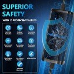 WINUSUAL Portable Level 2 EV Charger 25FT