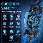 WINUSUAL Portable Level 2 EV Charger 25FT