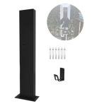 Stainless Steel EV Charger Pedestal with Lock