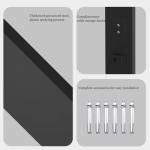 Stainless Steel EV Charger Pedestal with Lock