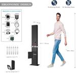 Stainless Steel EV Charger Pedestal with Lock