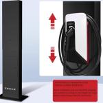 Stainless Steel EV Charger Pedestal with Lock