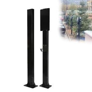 Outdoor EV Charger Stand - Heavy-Duty Support Pole