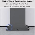 Indoor/Outdoor Electric Vehicle Charger Pedestal Stand