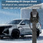 Heavy-Duty Outdoor EV Charger Pedestal for Electric Cars