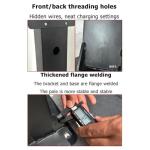 Heavy-Duty Outdoor EV Charger Pedestal for Electric Cars