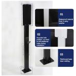 Heavy-Duty Outdoor EV Charger Support Pole