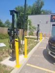 LYNX-48PW Dual EV Chargers with Wire Management