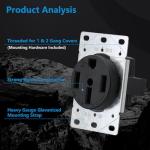 NEMA 14-50R 50 Amp EV Charging Outlet