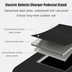 Heavy-Duty EV Charging Station with Pedestal Stand