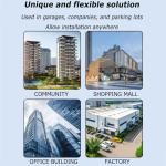 Heavy-Duty EV Charging Station with Pedestal Stand