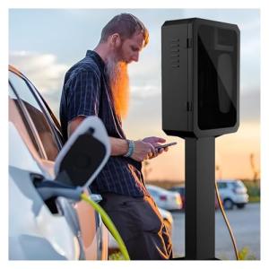 Durable EV Charger Stand with Lock and Key