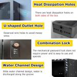 Durable EV Charger Stand with Lock and Key