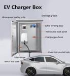 Stainless Steel Wall-Mounted EV Charger Protection Box